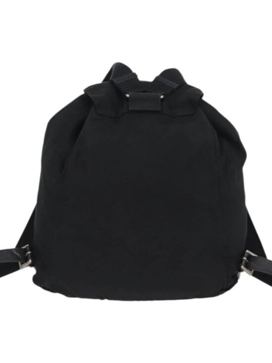 PRADA Backpack Nylon Black Silver Auth BA11574 main image 14